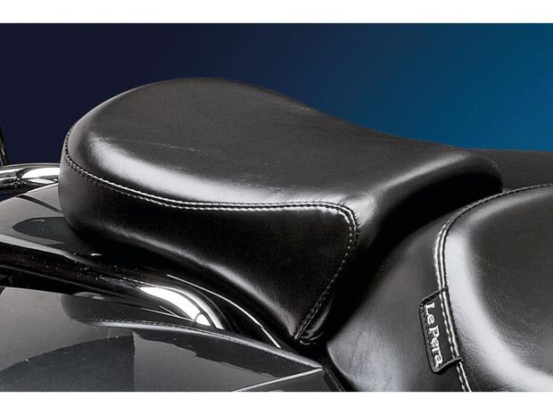 Bare Bones Gel Pillion Pad Smooth Black Vinyl 