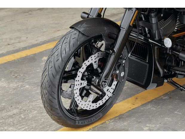 Cafe Carbon Fiber Front Fender 19" 