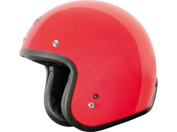 Del Mar (T-50) ECE Open Face Helmet Gloss Metallic Red | XL
