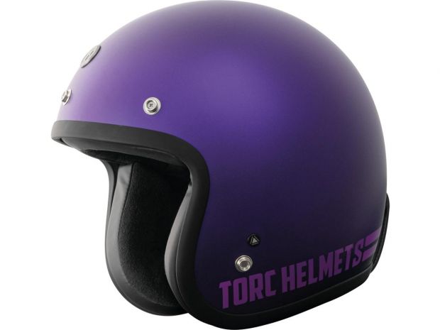 Del Mar (T-50) ECE Open Face Helmet Cali Purple | L