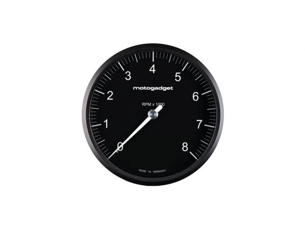 motoscope chronoclassic 2.0 Instrument Scale: 8.000 rpm; Black Anodized Bezel 80 mm 