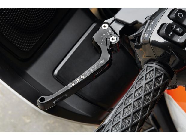 Good Guys Adjustable Brake and Clutch Lever Kit Black Anodized Cable Clutch 