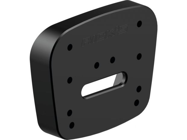 Center Mount Licence Plate Mounting Adapter for Softail M8 Matte Black Powder Coated 