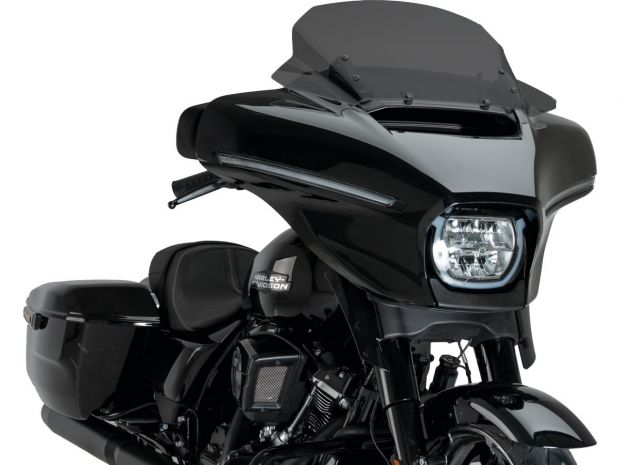 Replacement Windscreen for Helix Touring Models Touring; Length 303 mm x Width 700 mm Dark Tinted 