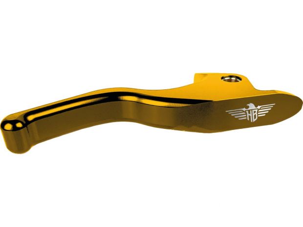 Performance 3-Finger Brake-and Clutch Lever Set Gold Anodized Cable Clutch 