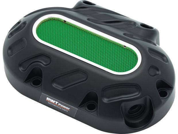 Mesh Transmission Side Cover Flat Black Green 