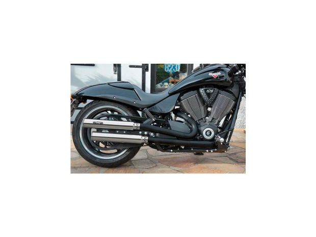 Hole Slip-On Muffler Chrome 