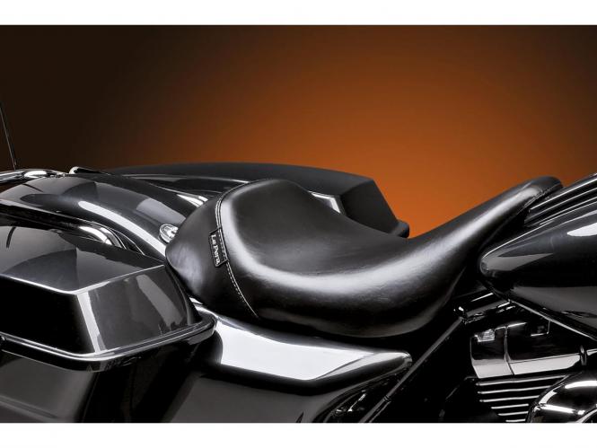 Le Pera Smooth Bare Bones PYO Solo Seat For Harley Davidson 2008-2023 Touring Models With Paul Yaffe Stretched Gas Tanks (LK005PY)