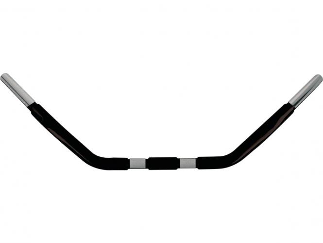 Wild 1 Chubby 1-1/4 Inch Handlebars in Black Finish For 1988-2011 FXSTS/FLSTS Springers Models (WO510B)