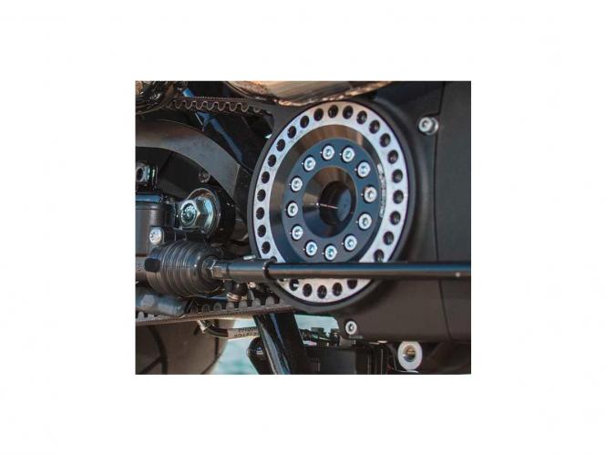 Ricks Motorcycles Matching Pulley Cover for Ricks 24mm Off-Set Pulley for 2009-2020 Sportster Models (35-4038240-0)