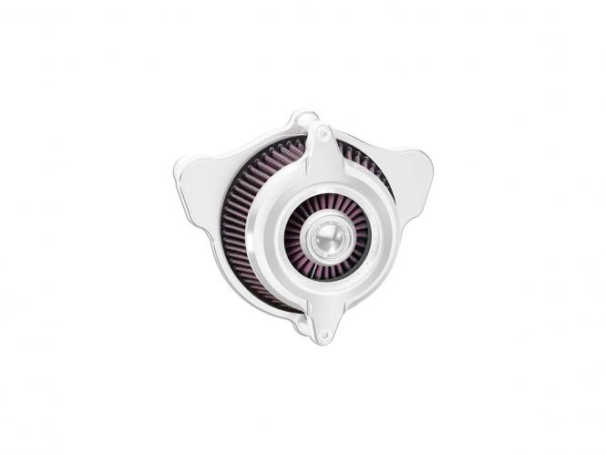 Roland Sands Design Blunt Power Air Cleaner in Chrome Finish For 2016-2017 Softail, 2008-2016 TOuring, 2014-2016 Trike, 2016-2017 FXDLS (Throttle By Wire Models Only) (0206-2108-CH)