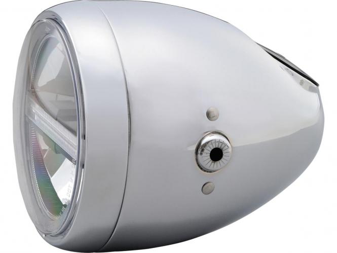 Daytona Japan NEO Vintage Headlight, LED, 5-3/4 Inch in Chrome Finish (901345)
