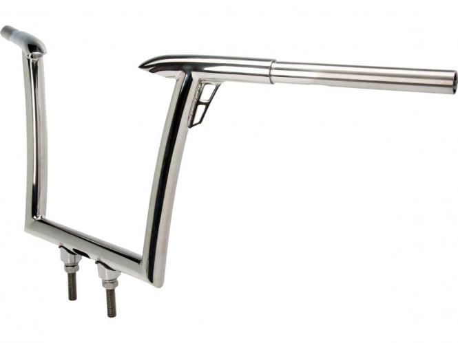 Ricks Motorcycles 270 Rick Rod Non-Dimpled Handlebar in Polished Finish For 2015-2021 Touring Models With Throttle Cables And Throttle By Wire (65-3050010-0)