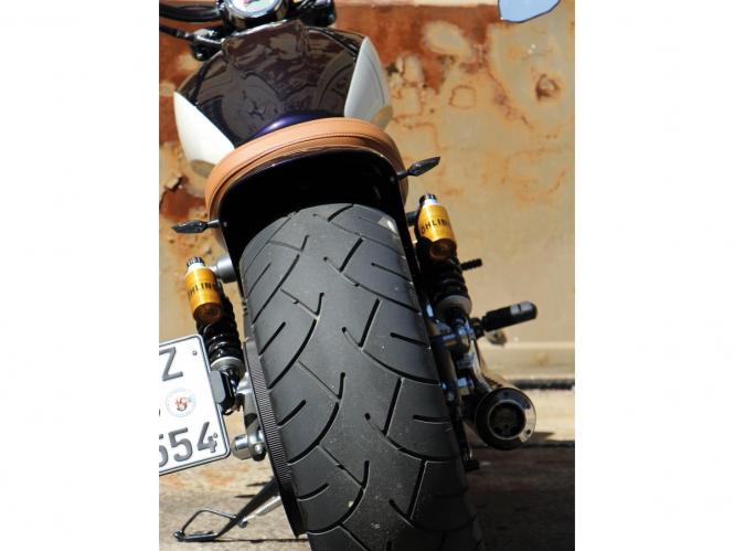 Ohlins SD36HR1C1L Road & Track Twin Shocks Adjustable Length +6/-4mm Shocks In Black For Indian 2015-2022 Scout & Scout Sixty Models (IN 524)