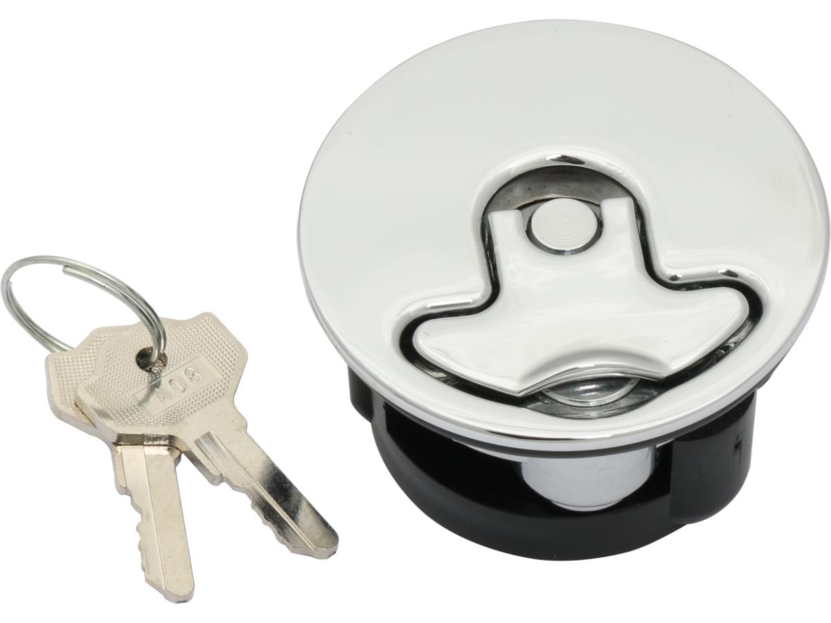 Custom Chrome Europe NonVentad Aircraft Style Replacement Gas Cap