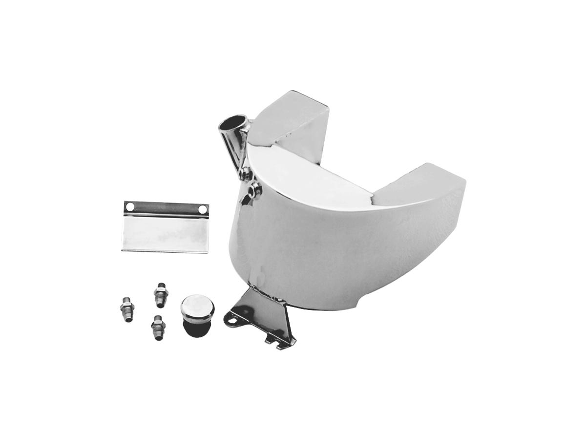 Custom Chrome Europe 3Quart Custom Wrap Around Sidefill Oil Tank Chrome