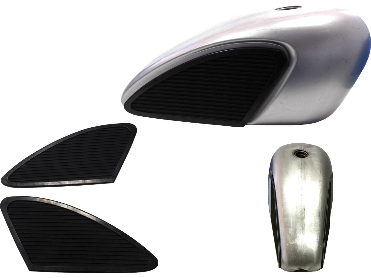 Custom Chrome Europe SL Legacy Steel Custom Gas Tank Rubber Knee Pad