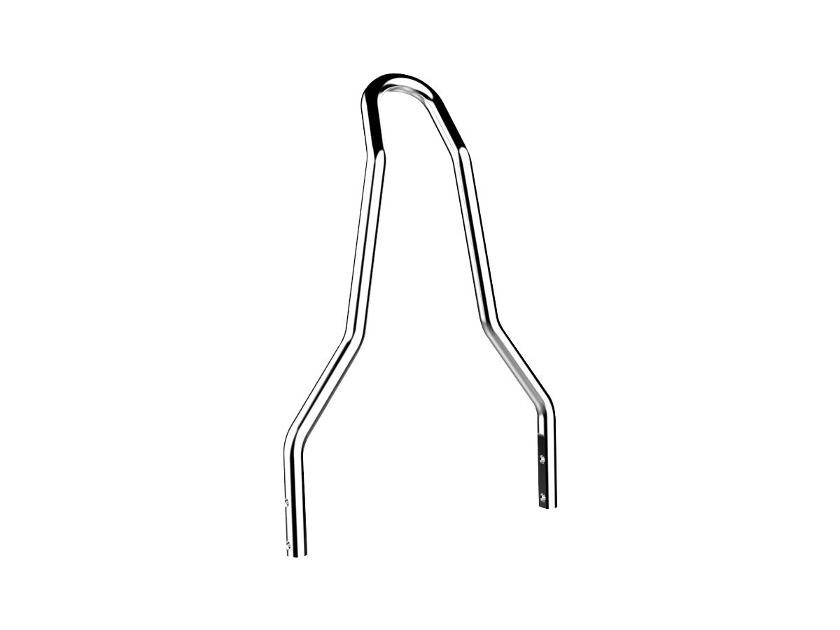 Custom Chrome Europe Round Sissy Bar Upright Width 8,75", Height 13
